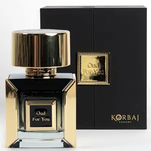 KORBAJ PARFUMS Oud For You - Arabian Perfume for Women and Men, Extrait de Parfum Mens Cologne with Cedar Wood, Tonka Bean - Sandalwood, Cashmere Wood - Ambergris, Oud, Musk, Vanilla Perfume 100ml