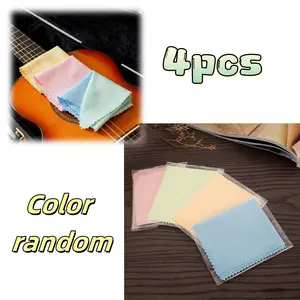 Instrument Cleaning Cloth Accessories, Fine Fiber Guitar Wiping Cloth, Ultra-Fine Guitar Cleaning Specialized, Music Instrument Care Tool