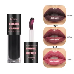 Hydrating Color-Changing Lip Balm Gloss, Long-Lasting Moisturizing Waterproof Lip Care, Rich in Shea Butter Olive Oil Tea Tree Oil, Christmas Gift for Women