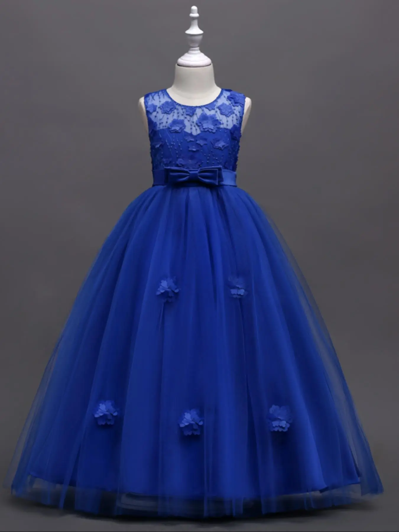 blue prom dresses for 5th graders Royal Blue Mermaid Sequins Prom Dress Graduation Dress Black Girls Pro   Simplepromdress