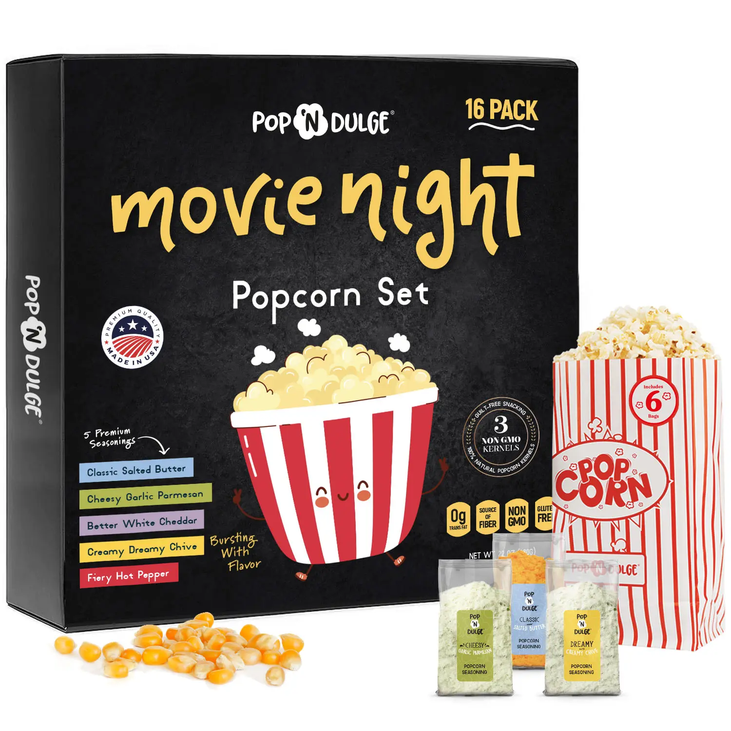 Movie Night Gift Basket Popcorn Gift Set Movie Night Gift Basket Popcorn Gift Set