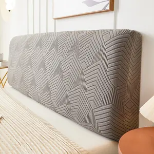 1.2m/1.5m/1.8m/2.0m/2.2m Solid Color Embroidered Bed Headboard Cover, Timeless Design, Multiple Sizes Available, Elegant Bedroom Accessory, Bedroom Decor