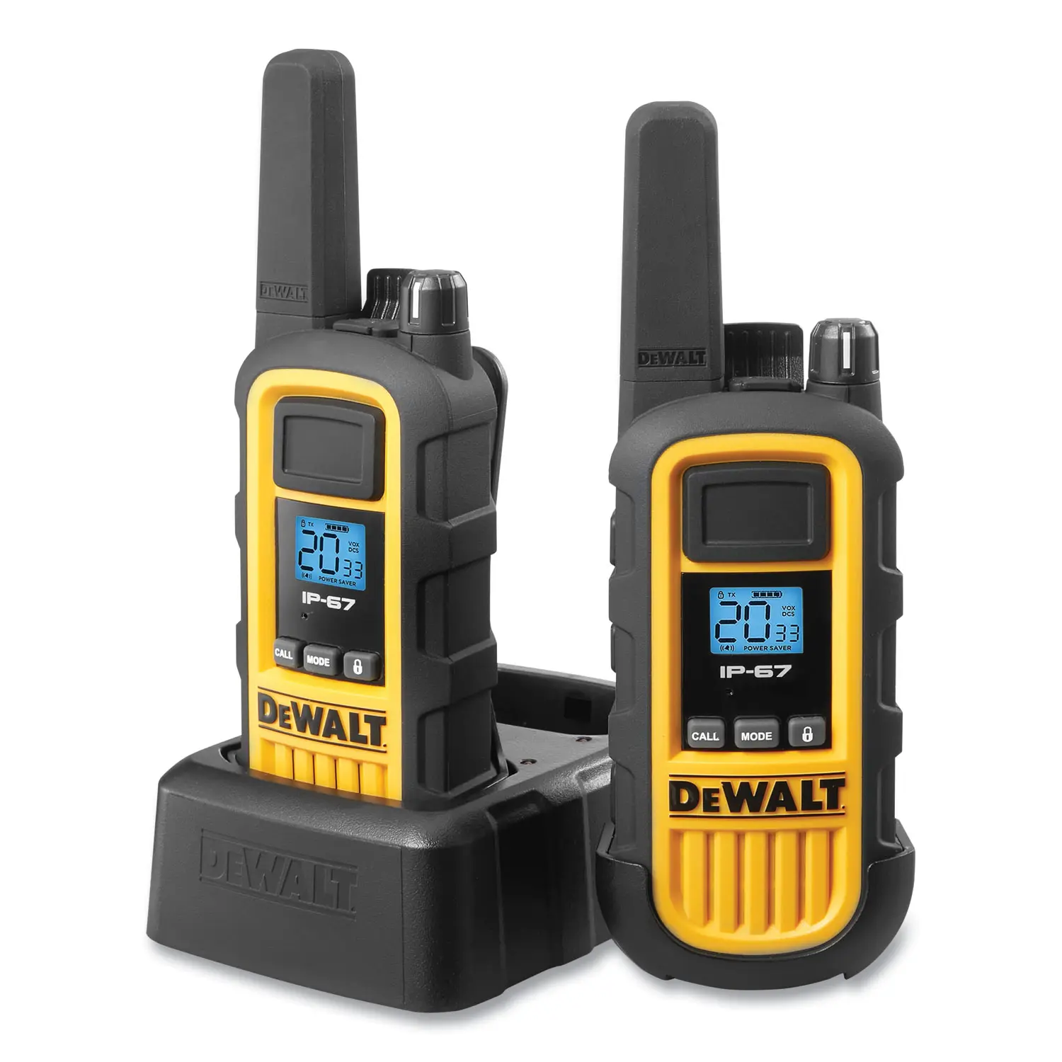 DEWALT DXFRS800 2 Watt Heavy Duty Walkie Talkies 2 Pack