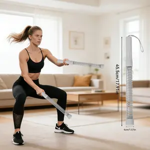 Weighted Cordless Battle Ropes 2PCS – New Upgrade Quiet Ropeless Training Rope Fitness Equipment for Home, Strength Training, HIIT Workouts, Full-Body Exercise, Indoor Gym Use, Noise-Free Portable Workout Gear for Men & Women,