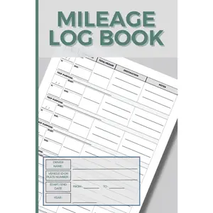 Mileage Log Book: Track Daily Miles, Vehicle Expenses & Maintenance | For Self-Employed Professionals, Freelancers, Rideshare