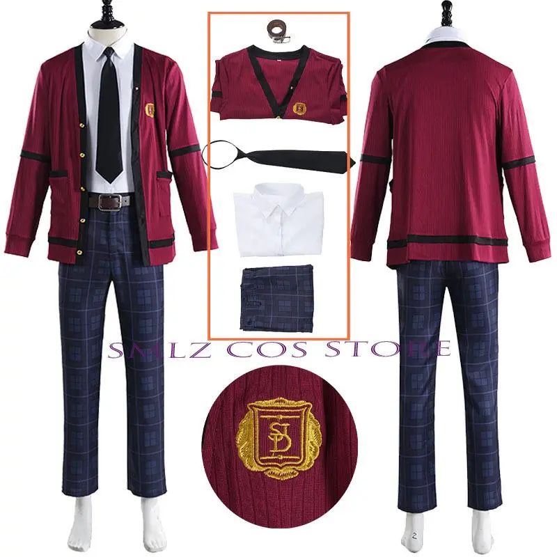 Film Kakegurui Cosplay Man Ryota Cosplay Costume School Uniform Suit Ryota Suzui Clothes Halloween Party Outfit for Anime Cos