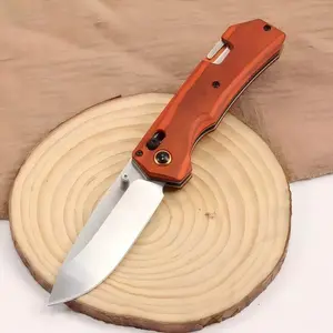 Multi functional outdoor hunting knife with rope cutter