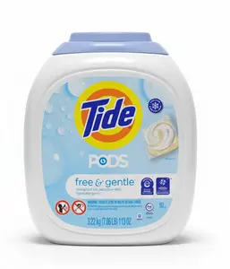 Tide PODS Free & Gentle Laundry Detergent (152 Count) – Hypoallergenic, Sensitive Skin, HE Compatible