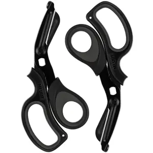 2 Pack Medical Scissors Trauma Shears for Left and Right Hand -Patented Bandage Scissors All Purpose with Non-Stick Blades, Surgical Grade Shears Stainless Steel EMT Scissors for Nurses EMT