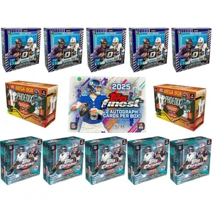 Break 1160 5/25 : (1) 2025 Topps Finest Hobby Box, (2) 2025 Phoenix International Megas (5) 2025 Optic Megas, (5) 2025 Topps Chrome Megas Pick Your Team Break