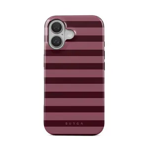 Spellbound Burgundy Custom Protective Rubber Tough Smartphone Casing, Aesthetic Pattern Printed Cover Accessory For iPhone 11,12,13,14,15,16,17 Pro Max Plus - Durable Handheld Protection, Ideal Gift For Her