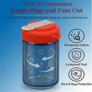 2pk Soda Can Lid With Straw