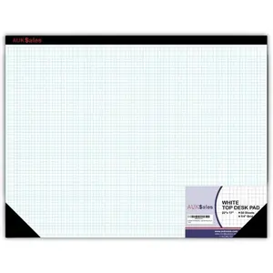 Graph Paper Pad 22"x17", 50 Sheets, 1/4 Inch Grid, 80 GSM, Engineering Drafting Paper for Designers, Blueprint Sketching, Grid-Based Graphing for Architecture, School, Office