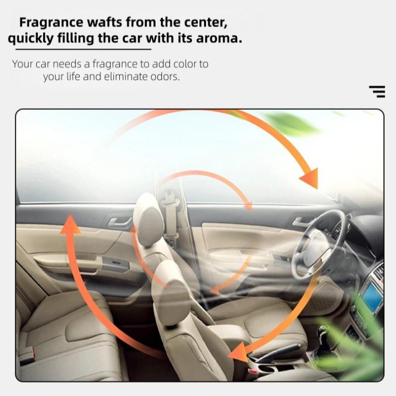 Car Air Freshener Set, Essential Oil Car Fragrance Accessories, Car Interior Diffusers, Perfect for Christmas & Anniversaries, Home & Car Use