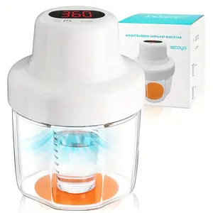 Resin Bubble Remover Machine with Digital Display & Vacuum Chamber - 95kPa High- Degassing System, 8-Minute Fast Bubble Removal (99% Efficiency), Epoxy Resin for Jewelry Making, Crafts, DIY - for Sensitive Materials