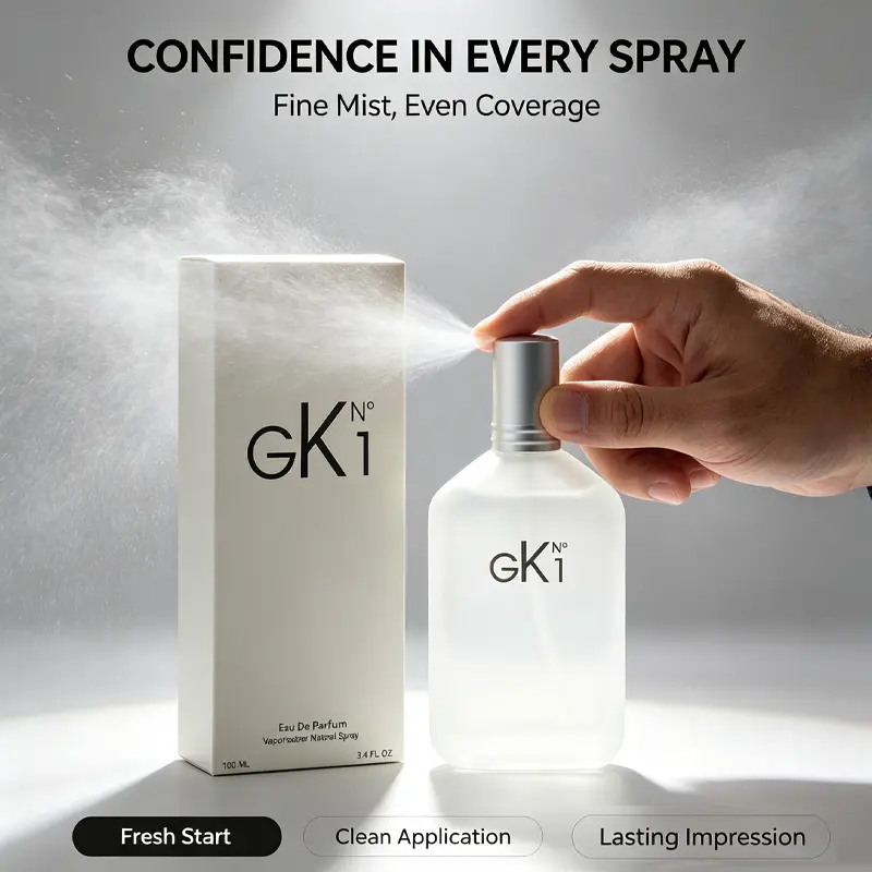 Men's Eau de Toilette Perfume, 100 ml, with Bergamot, Lime, Watermelon, Ocean, Jasmine & Cedarwood Fragrances