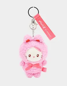 ANIROLLZ Miniz Bunny Costume Kittiroll Plush Charm, Pink