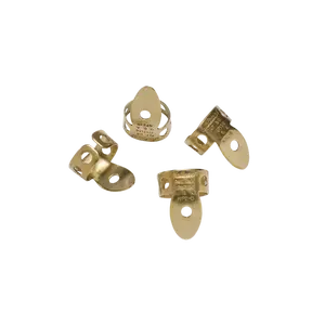 D'Addario NP2B7T8W-06 National Brass Finger Pick Bundle - 6 pack