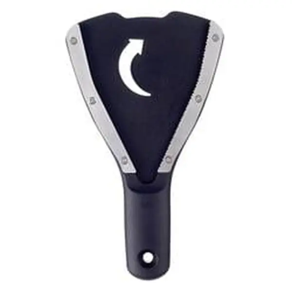 OXO Good Grips Stainless Steel Manual Jar Opener - No Battery Needed, Silver, Non-Slip Contoured Grip, With Handle, 9in H x 5in W x 1in Thickness, Black Kitchen Utensil, Dishwasher Safe