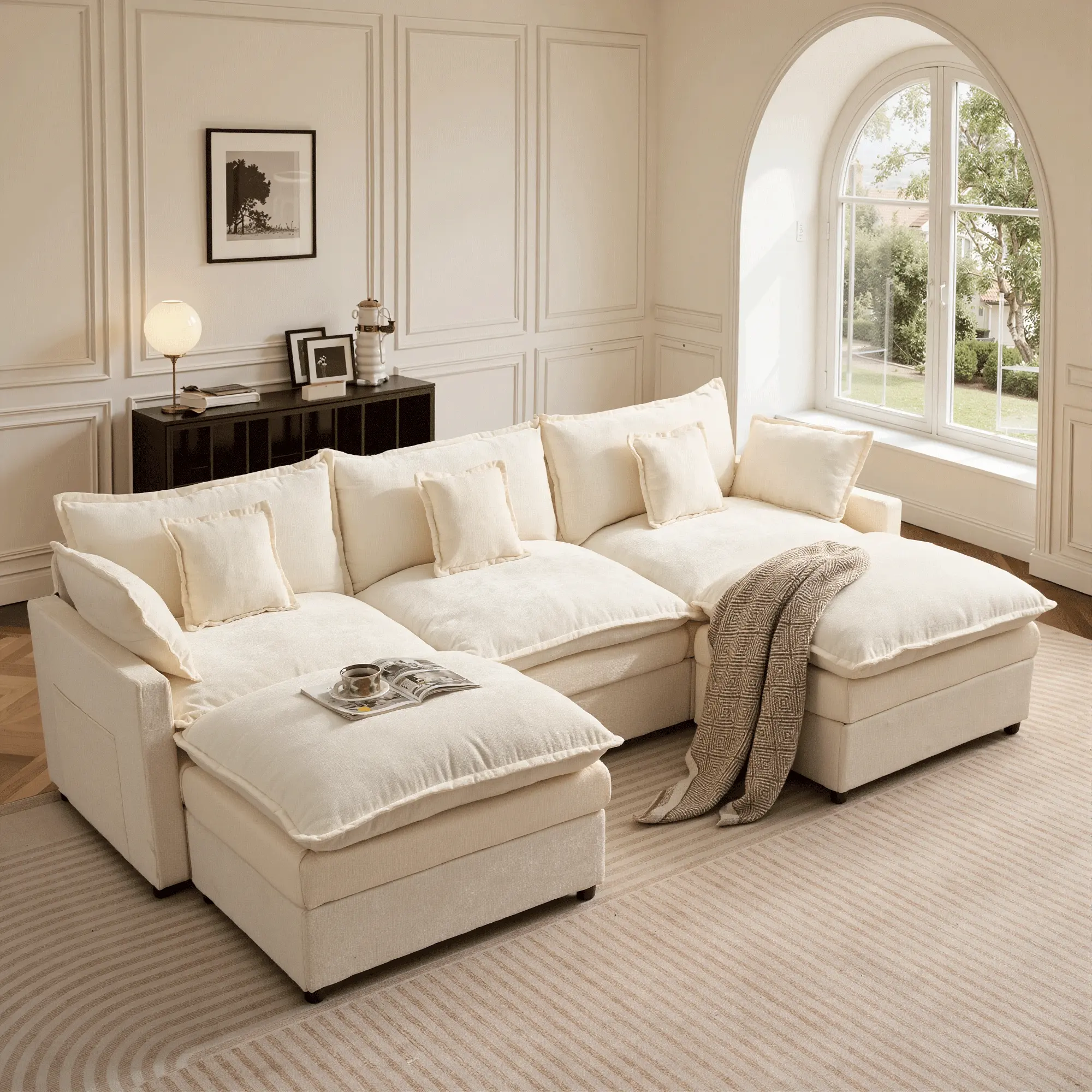 Beige Chenille