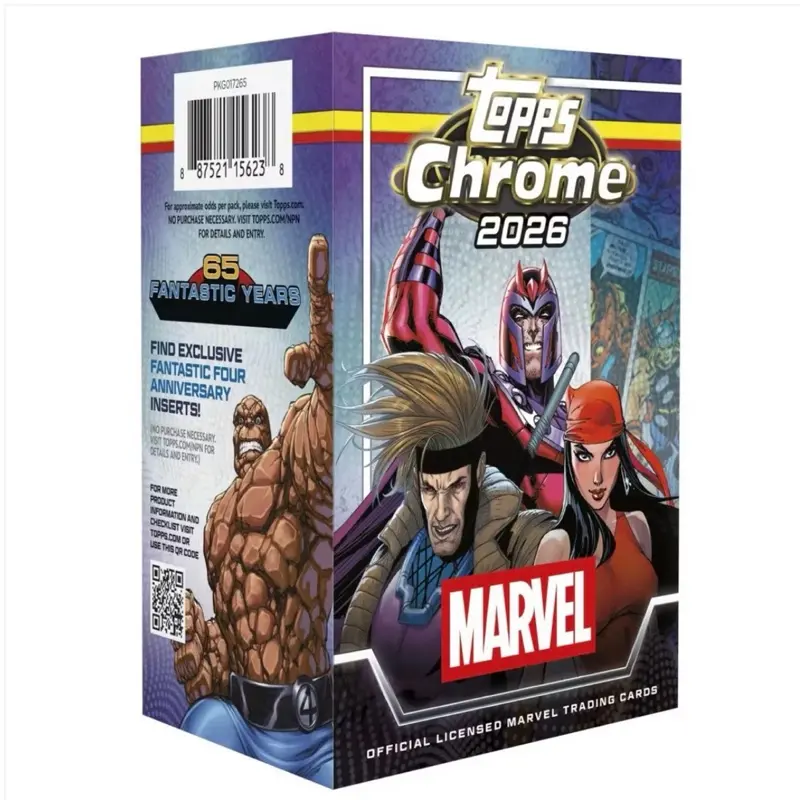 2026 Topps Chrome Marvel Comics Blaster Box