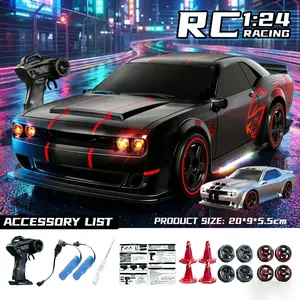 4WD 1:24  RC racing car with full proportional control! Powerful speed & awesome drifting. Exquisite workmanship, perfect for personal use or as a nice gift.