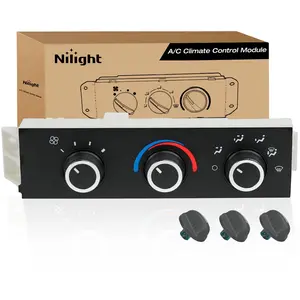 Nilight A/C Heater Climate Control Module Panel Compatible with 2001 2002 2003 2004 2005 2006 2007 2008 2009 2010 2011 2012 2013 2014 Chevy Express Truck Replacement Air Conditioning Control Module