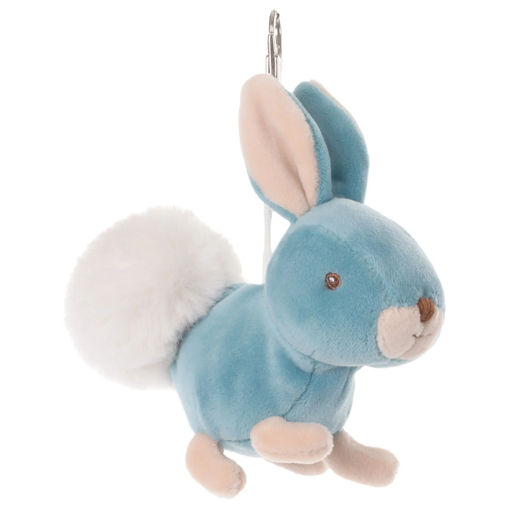 Bukowski Bears Zeus and Hera 4 Inch Soft Plush Blue Bunny Keychain for Bags Backpacks and Keys