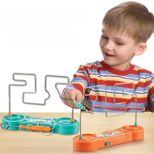 Electric Shock Maze Puzzle Game, Fun Family Buzz Wire Game for Kids & Adults, Improve Concentration & Fine Motor Skills, Birthday Gift for Boys Girls
