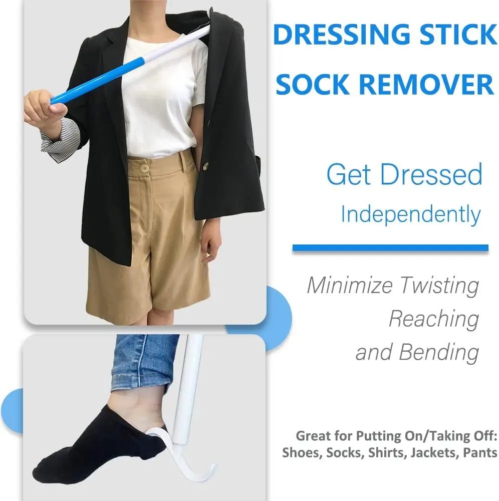 35.5 Inch Long Handled Shoe Horn, Dressing Stick, Sock Remover Aid Helper - Versatile, Adjustable Dressing Aid for Shoes, Socks, Shirts, Pants - Long Shoe Horn, Shoe Horn Long Handle for Seniors - TikTok Shop 35.5 Inch Long Handled Shoe Horn, Dressing Stick, Sock Remover Aid Helper - Versatile, Adjustable Dressing Aid for Shoes, Socks, Shirts, Pants - Long Shoe Horn, Shoe Horn Long Handle for Seniors - TikTok Shop