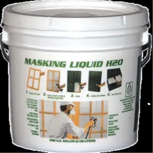 Associated Paint 80-400-1 1 Gallon Clear Masking Liquid H2O, Painting, Transparent