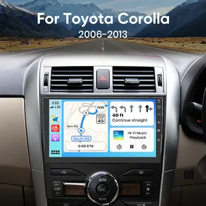 Junsun Car Radio Stereo for Toyota Corolla 2006-2013 Android 15 9 inch HD touchscreen multimedia video player DSP Wireless Carplay Auto GPS navigation
