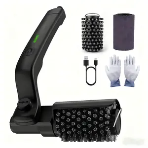 YKYI Electric Grill Brush for Outdoor Grill 3-Speed Power Control 304 Stainless Steel BBQ Grill Brush No Bristle Shedding 90 Mins Runtime USB Air Cooler with Timer