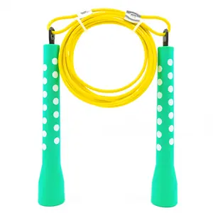 Squeeze the Day Speed Rope, Adjustable Speed Rope for Men and Women, Indoor Fitness Training Speed Skipping Rope Perfect for Boxing Workout, Jump Rope for Double Unders