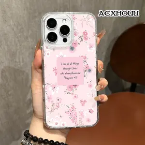 Magnetic Compatible Case for iPhone 17 16 E Pro Max 15 Plus 14 13 12 11 XS XR, Christ’s Strength Aesthetic Print | Shockproof, Silicone, Lightweight, Scratch Resistant, and Trendy Protection
