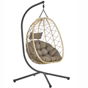 LeisureMod Summit Egg Swing Chair