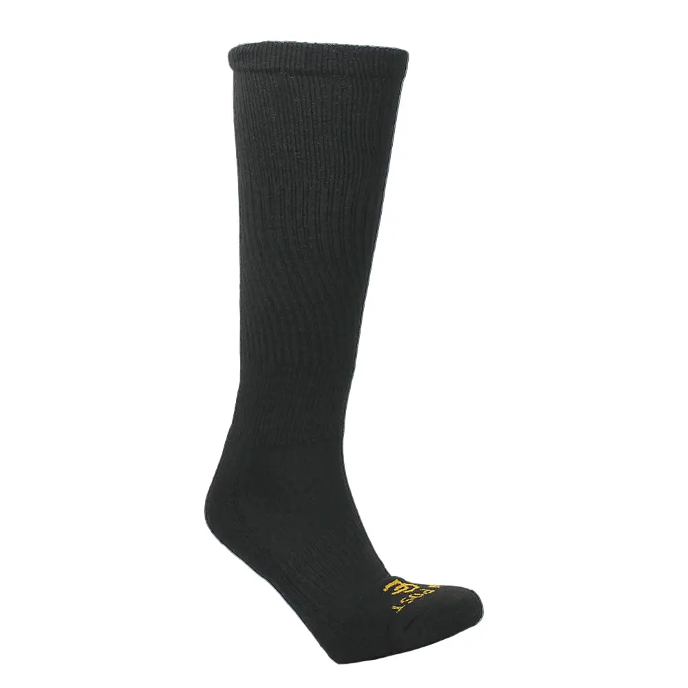 DPCBC Dan Post Men's Cowboy Certified Over the Calf 2 Pack Socks - Black