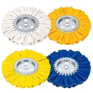 8" Airway Buffing Wheel, 4 count Wheel Polishing Kit in Diameter 5/8" in Arbor Hole,  Polishing kit  On Angle  for Metal, ,