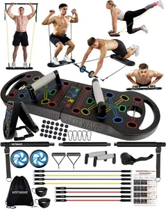Push Up Board Fitness, Portable Foldable 20 in 1 Push Up Bar at Home Gym, Pushup Handles for Floor. Professional Strength Training Equipment For Man and Women,Patent Pending