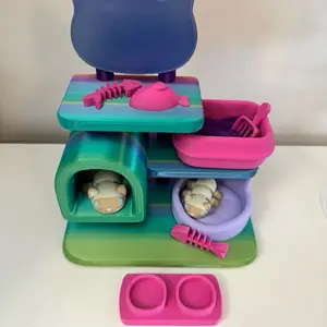 3D Printed Siamese Cat Kitten Play Set!