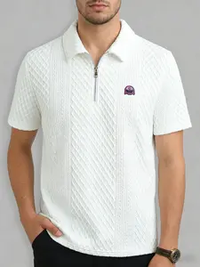 Men's Casual Polo Shirt with Cartoon Monster Pattern, Short Sleeve Fitted Design, Smiley Face, Summer Outdoor Sports & Walking