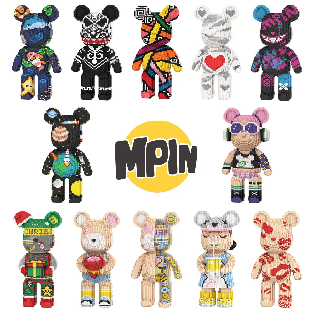MPIN Bear DIY Building Model Sets, Kids' Block Kits (Toys & Hobbies, Classic & Novelty Building Toys)