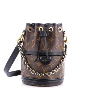 Pre-owned Louis Vuitton material Bucket Bags Canoe Bucket Bag Monogram Canvas by Rebag