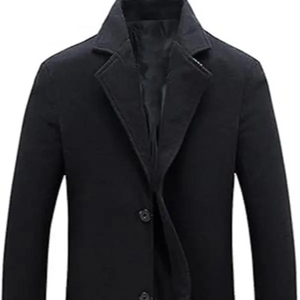 Men's Wool Blend Pea Coat
