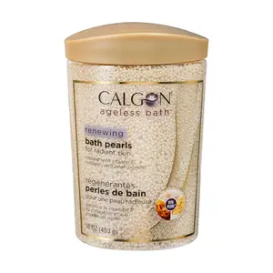 Calgon Ageless Bath Series Renewing Pearls 16 oz for Radiant Skin Infused with Vitamin E Collagen & Pearl Powder
