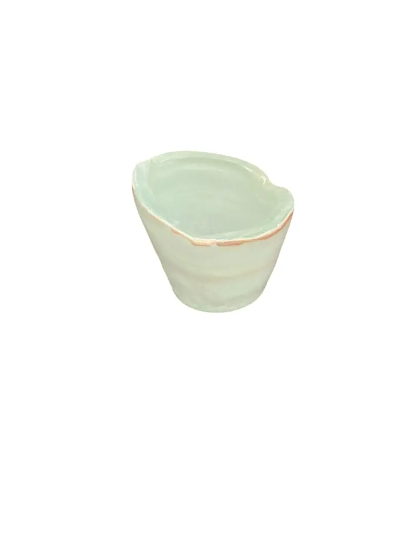 Rosseto GLS065GW Eco-Friendly Aroma Mini Round Conical Serving Bowl - Small Capacity Gold & White Tableware for Table Service