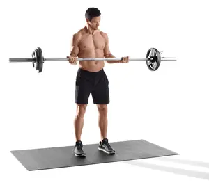 Exercise Equipment Mat 36" x 72" - Black