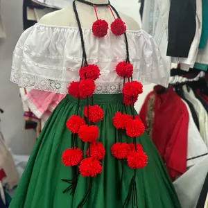 Tlacoyales hair accessories Mexican briad Oaxaca trenza