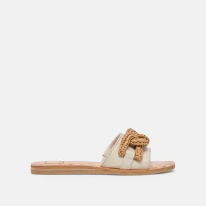 Desa Ivory Leather Slide Desa Ivory Leather Slide