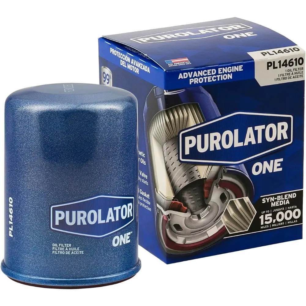 Puro Automotive Spin-On Oil Filter, Engine Parts with 99% Dirt Removal, Extended Dirt-Holding Capacity, Leak-Proof, Consistent Flow, Double-Helix High-Flow Center Tube, Purolatorone Fit for Honda, Nissan, Acura Models